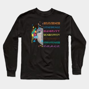 Beautiful Women-Women: Bold and Inspiring Long Sleeve T-Shirt